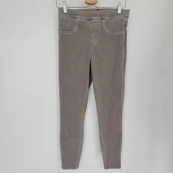 SPANX grey Jean-ish jeggings leggings jeans size Medium - Picture 3 of 6